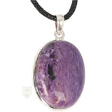 Charoiet zilveren hanger nr. 4 - 9 gram | Edelsteen sieraad