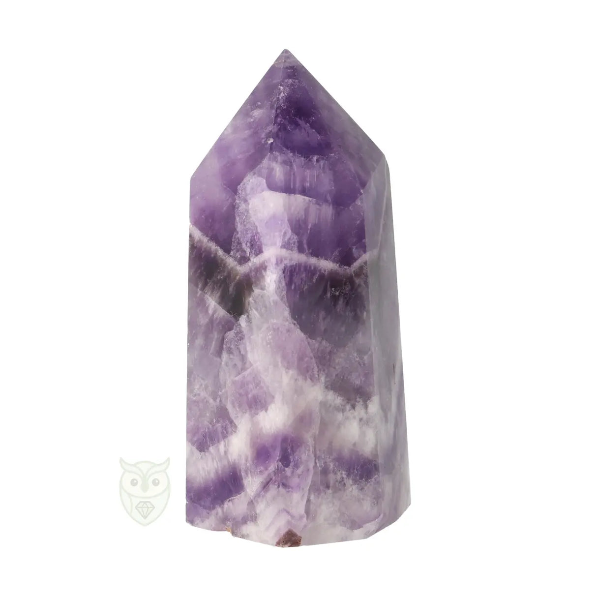 Chevron amethist punt nr. 10 - 138 gram | Edelsteen punt