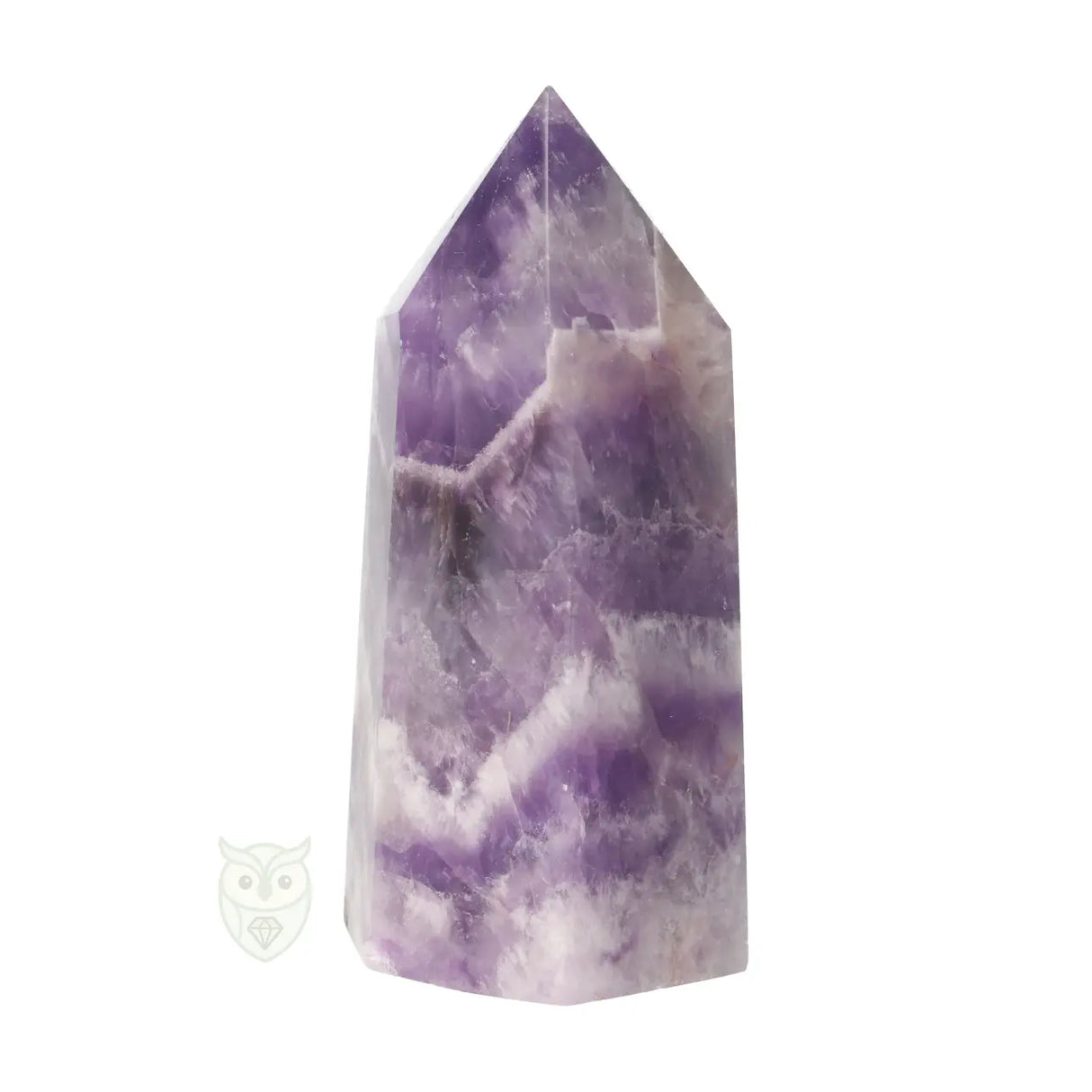 Chevron amethist punt nr. 10 - 138 gram | Edelsteen punt