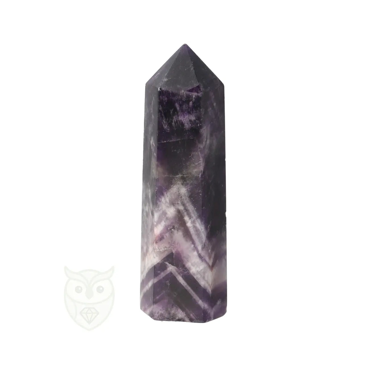 Chevron amethist punt nr. 11 - 87 gram | Edelsteen punt