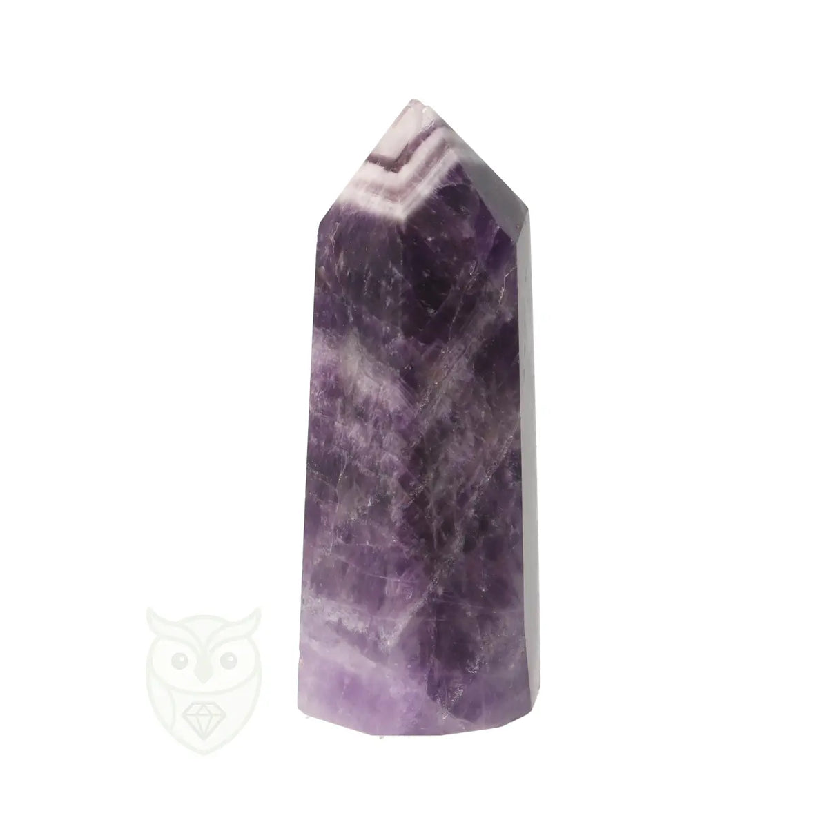 Chevron amethist punt nr. 5 - 86 gram | Edelsteen punt