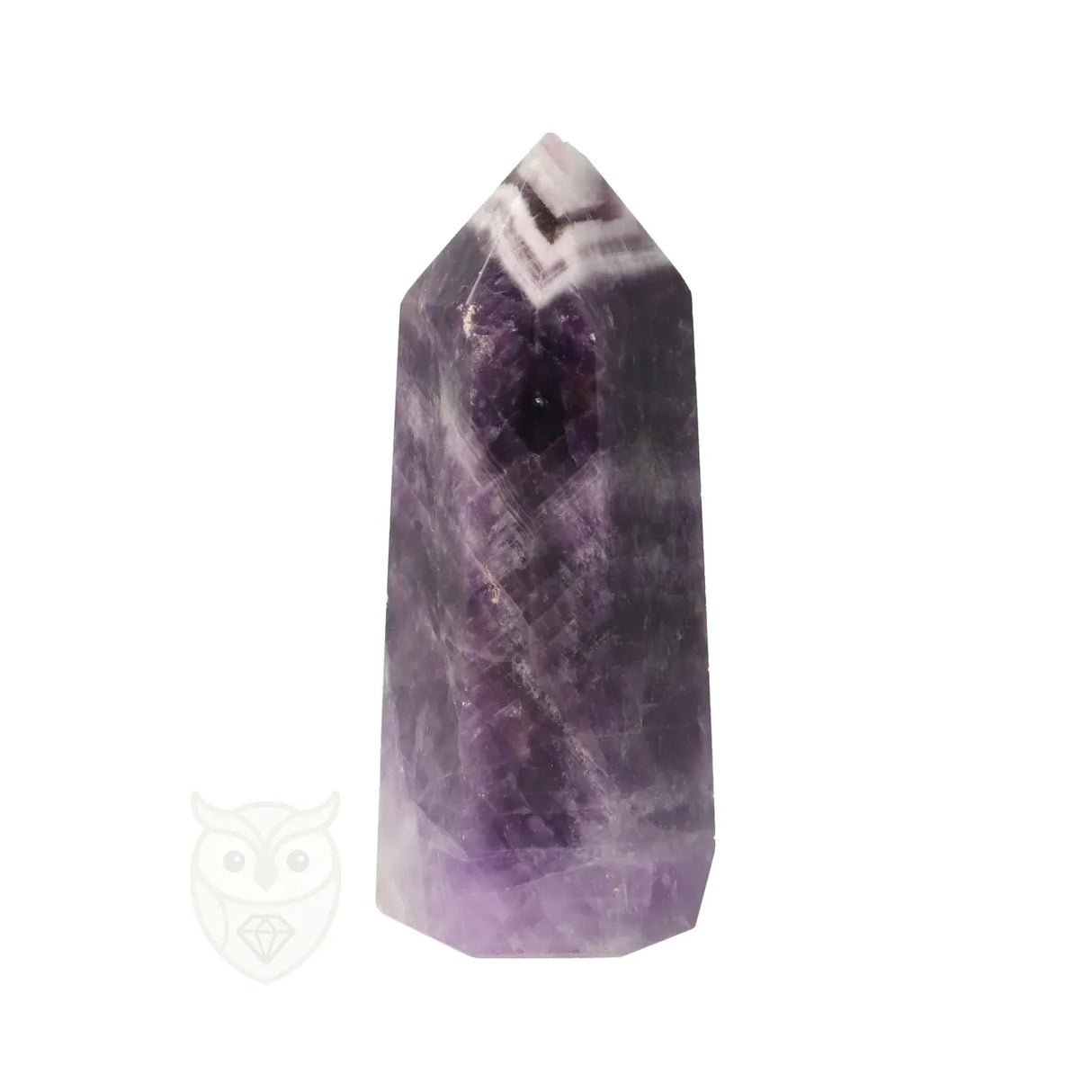 Chevron amethist punt nr. 5 - 86 gram | Edelsteen punt