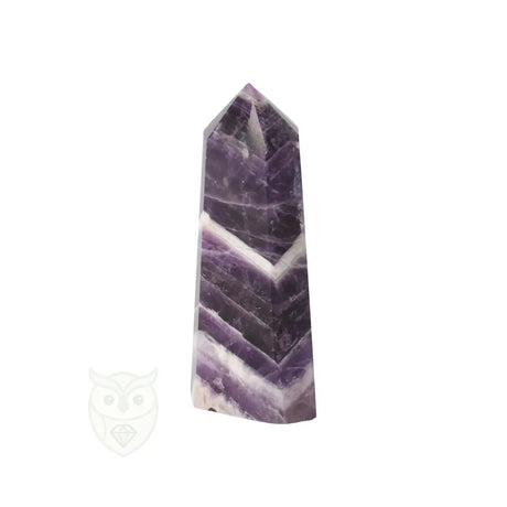 Chevron amethist punt nr. 6 - 40 gram | Edelsteen punt