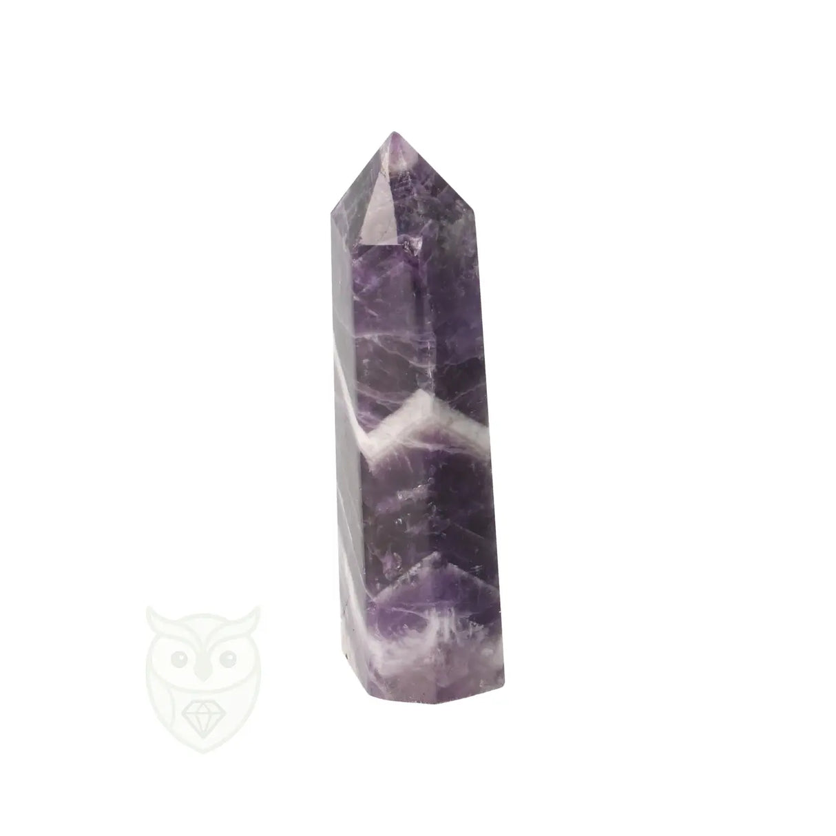 Chevron amethist punt nr. 6 - 40 gram | Edelsteen punt