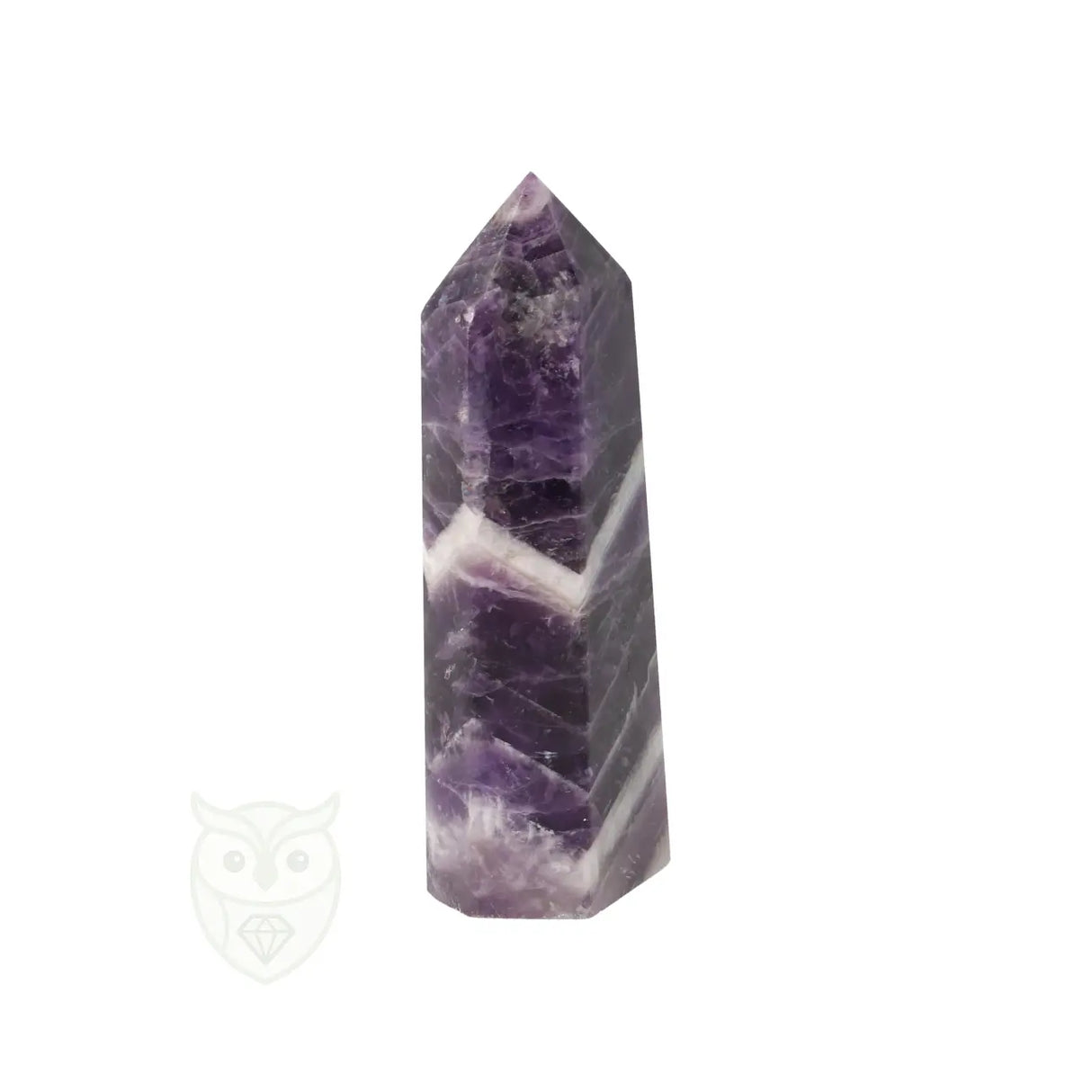 Chevron amethist punt nr. 6 - 40 gram | Edelsteen punt