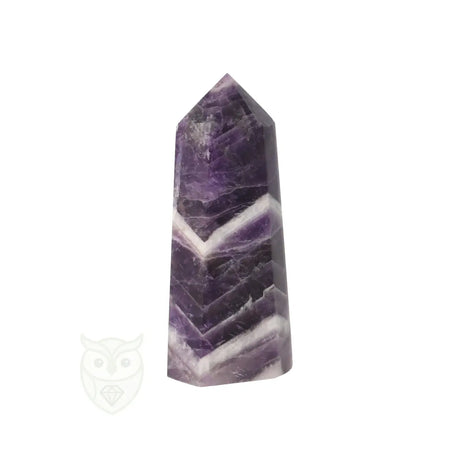 Chevron amethist punt nr. 6 - 40 gram | Edelsteen punt