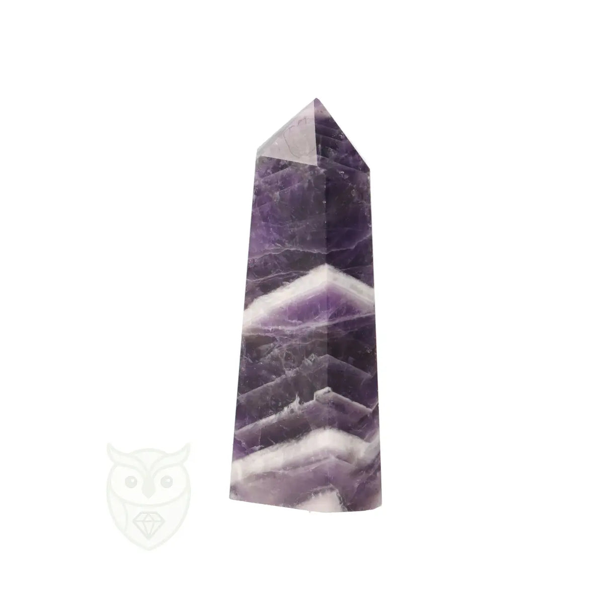 Chevron amethist punt nr. 6 - 40 gram | Edelsteen punt
