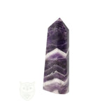Chevron amethist punt nr. 6 - 40 gram | Edelsteen punt