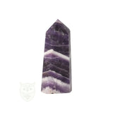 Chevron amethist punt nr. 6 - 40 gram | Edelsteen punt