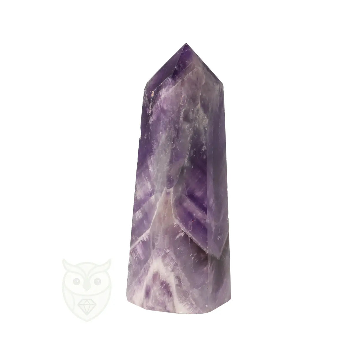 Chevron amethist punt nr. 7 - 104 gram | Edelsteen punt