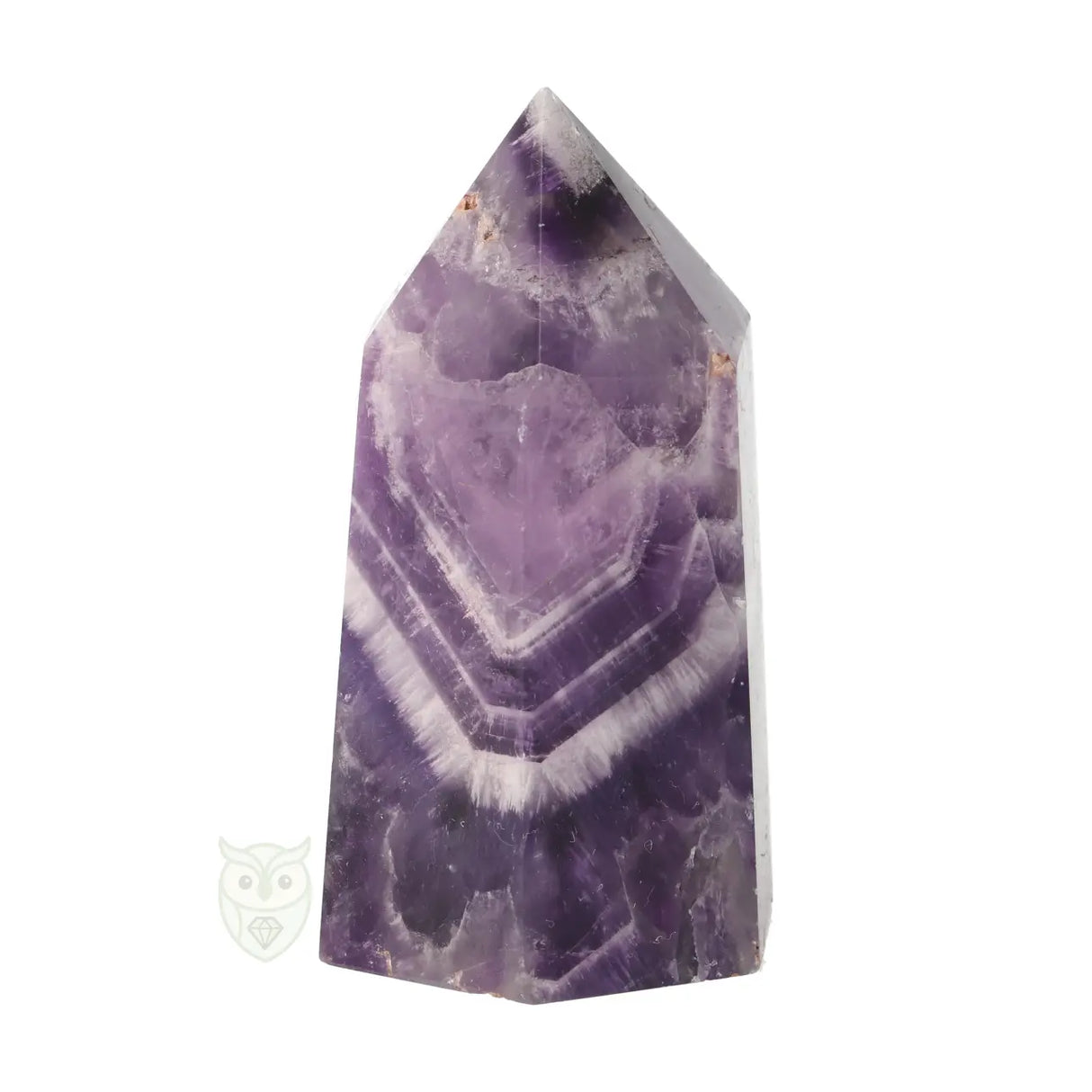 Chevron amethist punt nr. 9 - 153 gram | Edelsteen punt