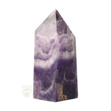 Chevron amethist punt nr. 9 - 153 gram | Edelsteen punt
