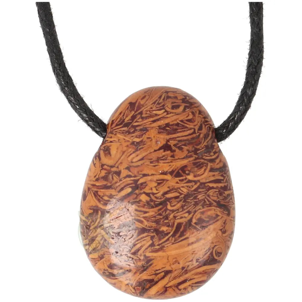 Coquina Jaspis hanger nr. 8 - 11 gram | Edelsteen sieraad