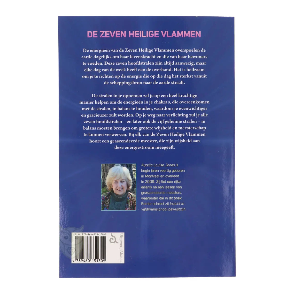 Achterkant De Zeven Heilige Vlammen - Aurelia Louise Jones