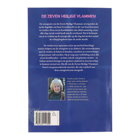 Achterkant De Zeven Heilige Vlammen - Aurelia Louise Jones