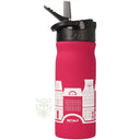 Dutchie drinkfles RVS met rietje 400ml Retulp – duurzame waterfles gerecycled staal BPA-vrij Nederlands design – Webshop Danielle Forrer