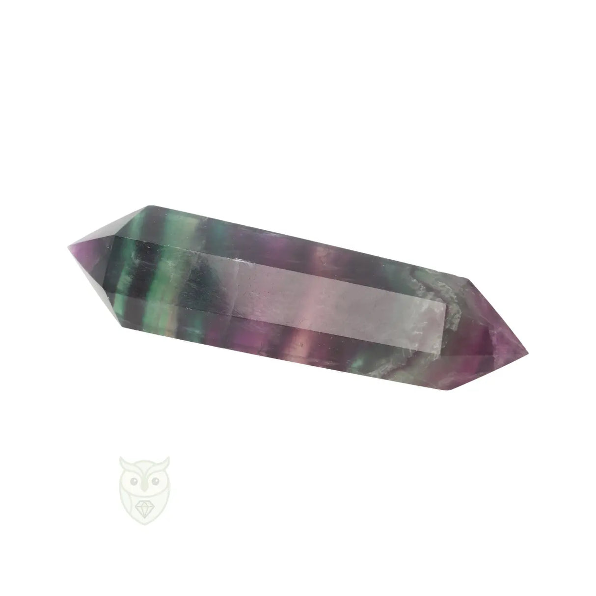 Fluoriet dubbeleinder nr. 16 - 128 gram | Edelsteen
