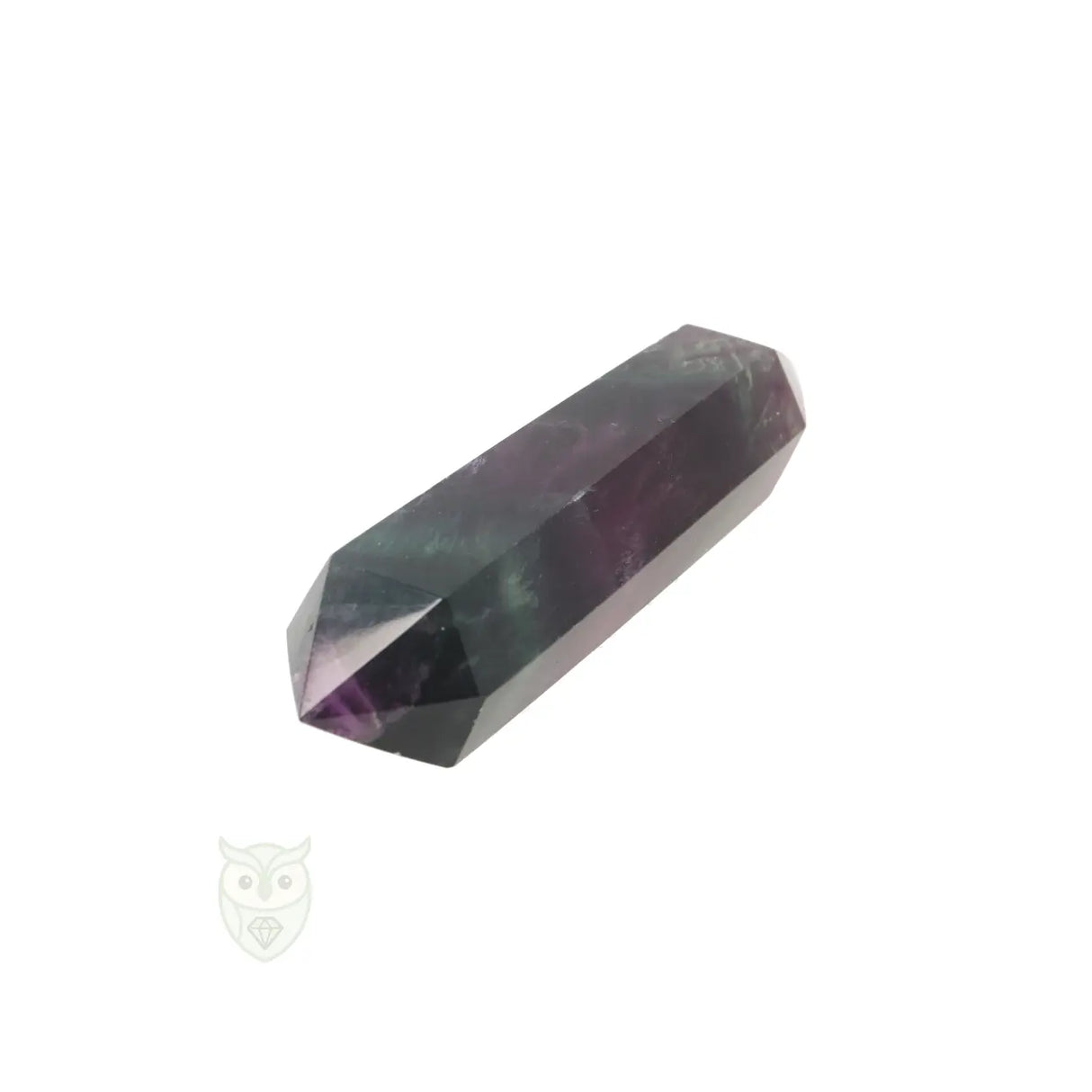 Fluoriet dubbeleinder nr. 16 - 128 gram | Edelsteen