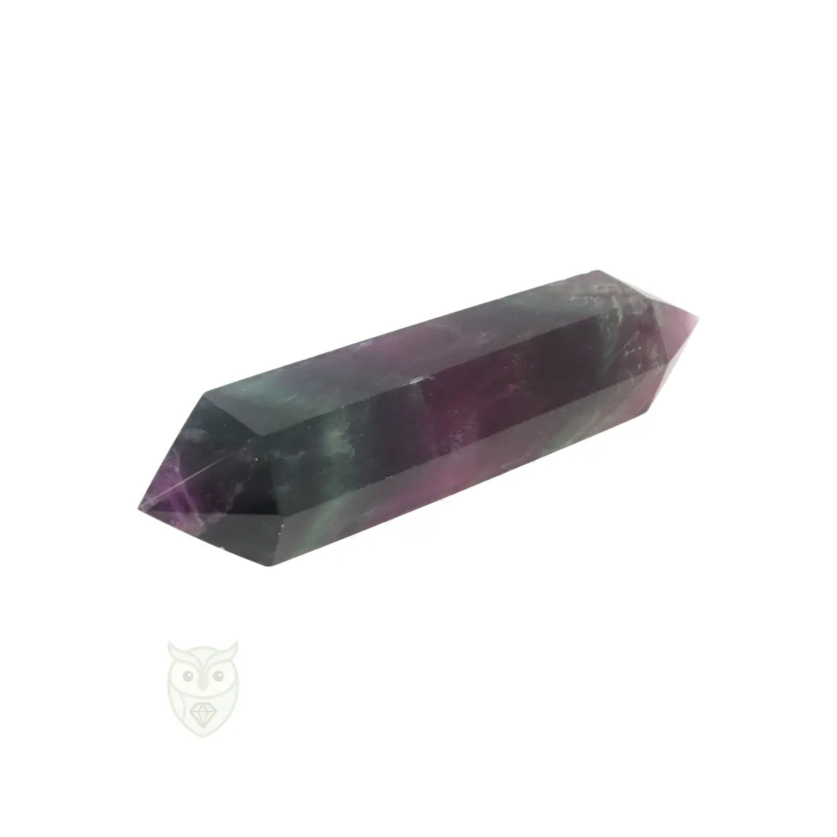 Fluoriet dubbeleinder nr. 16 - 128 gram | Edelsteen
