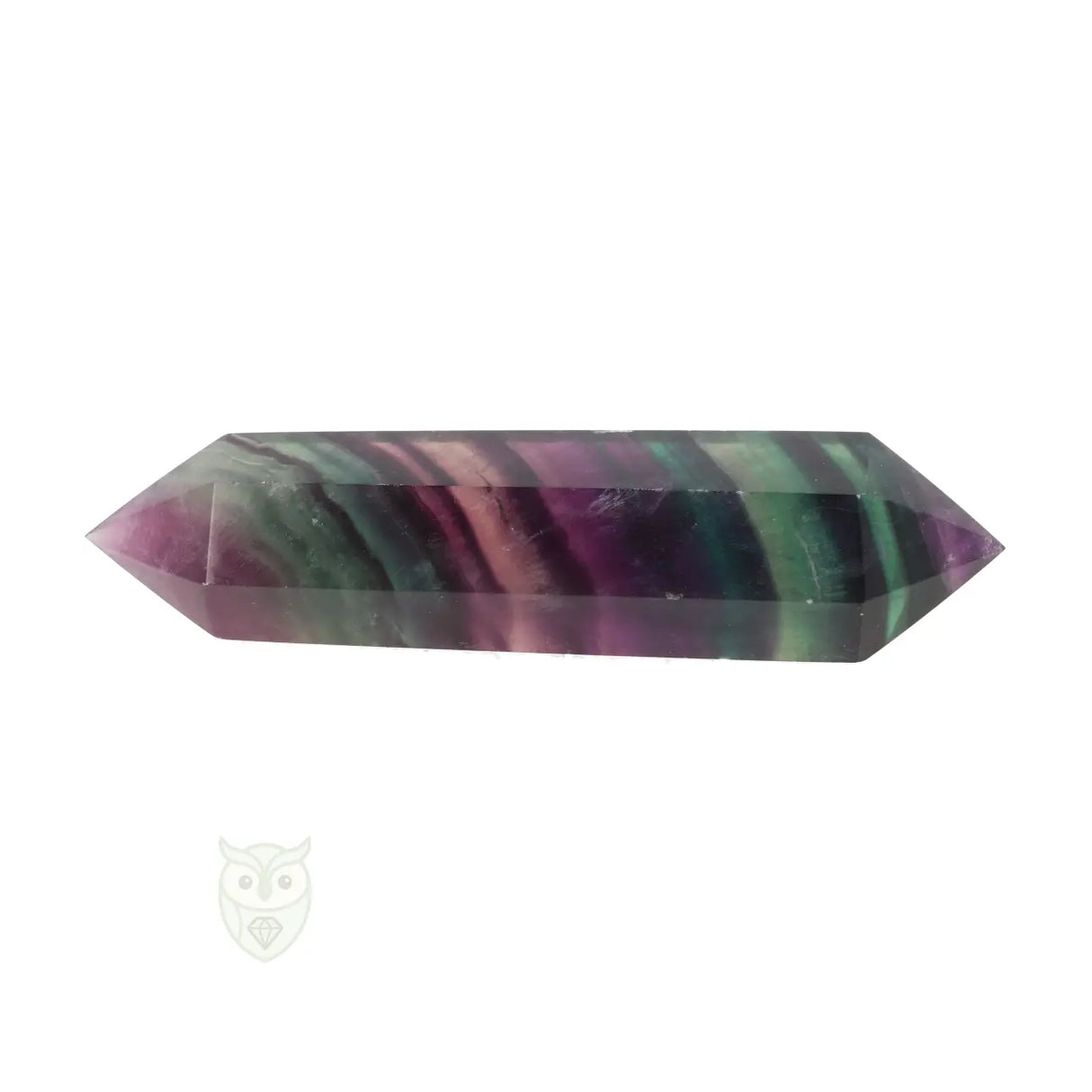 Fluoriet dubbeleinder nr. 16 - 128 gram | Edelsteen