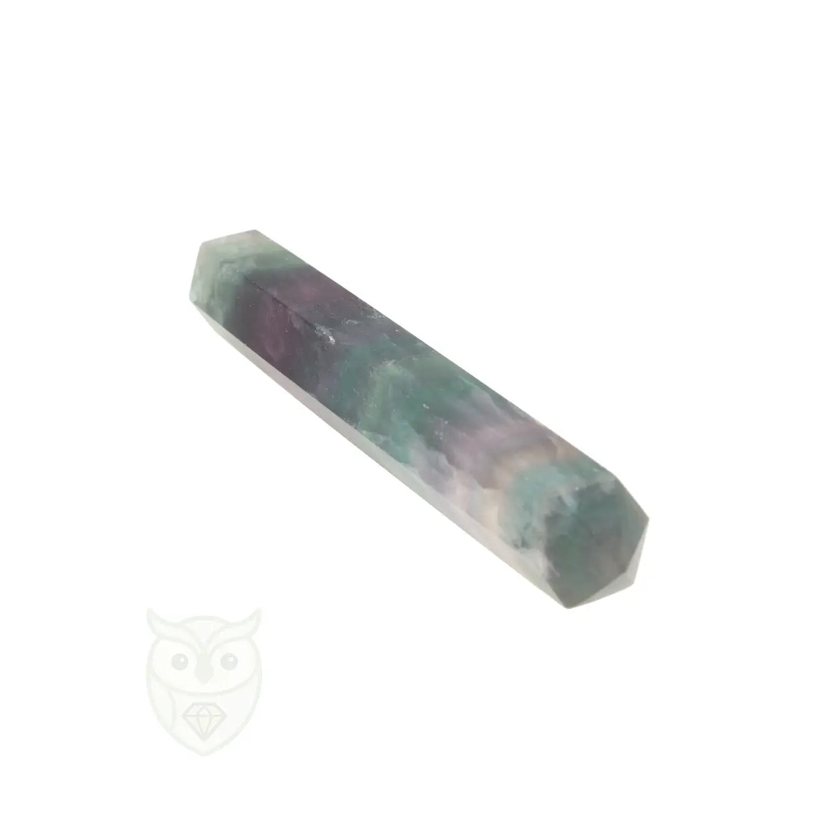 Fluoriet dubbeleinder nr. 17 - 110 gram | Edelsteen