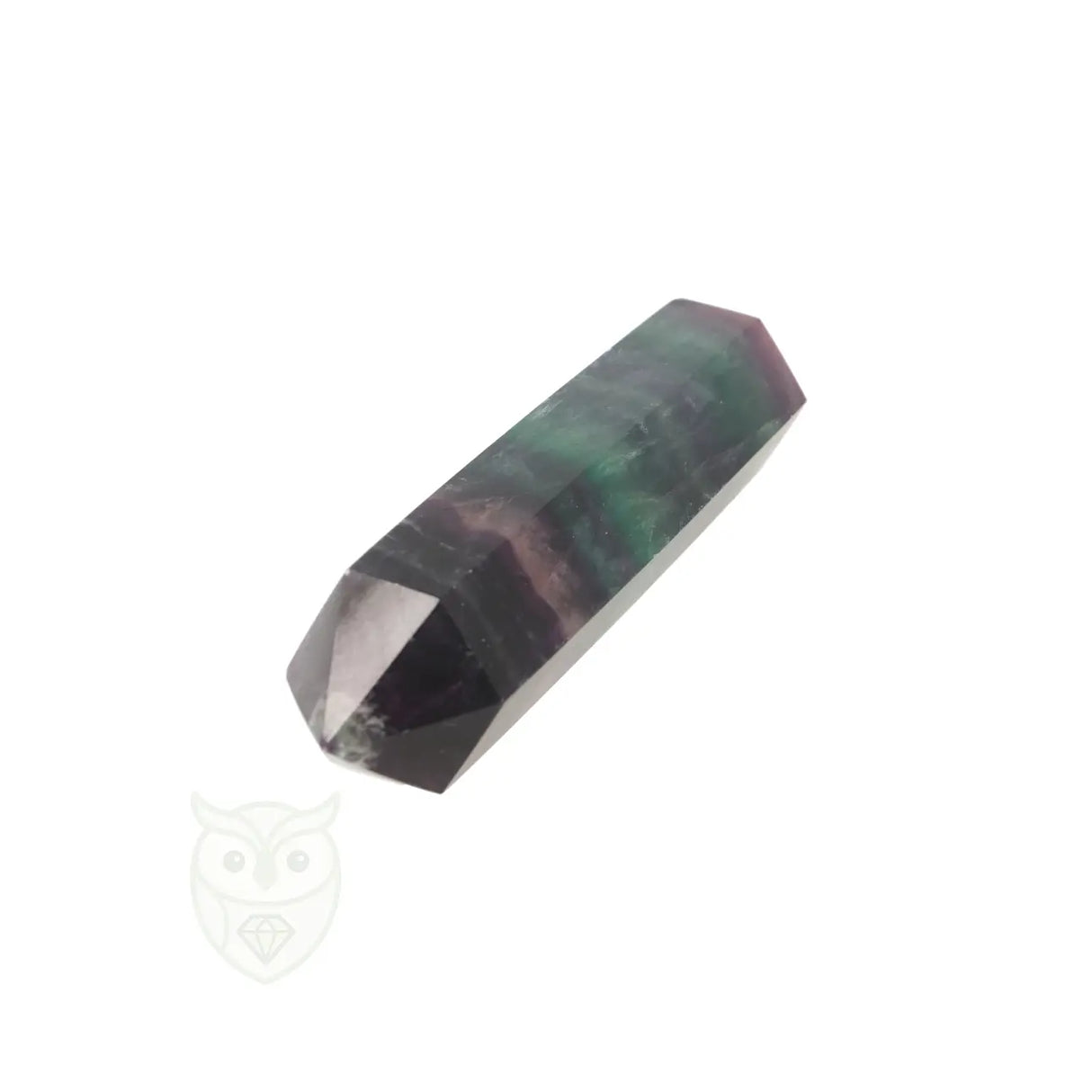Fluoriet dubbeleinder nr. 24 - 190 gram | Edelsteen