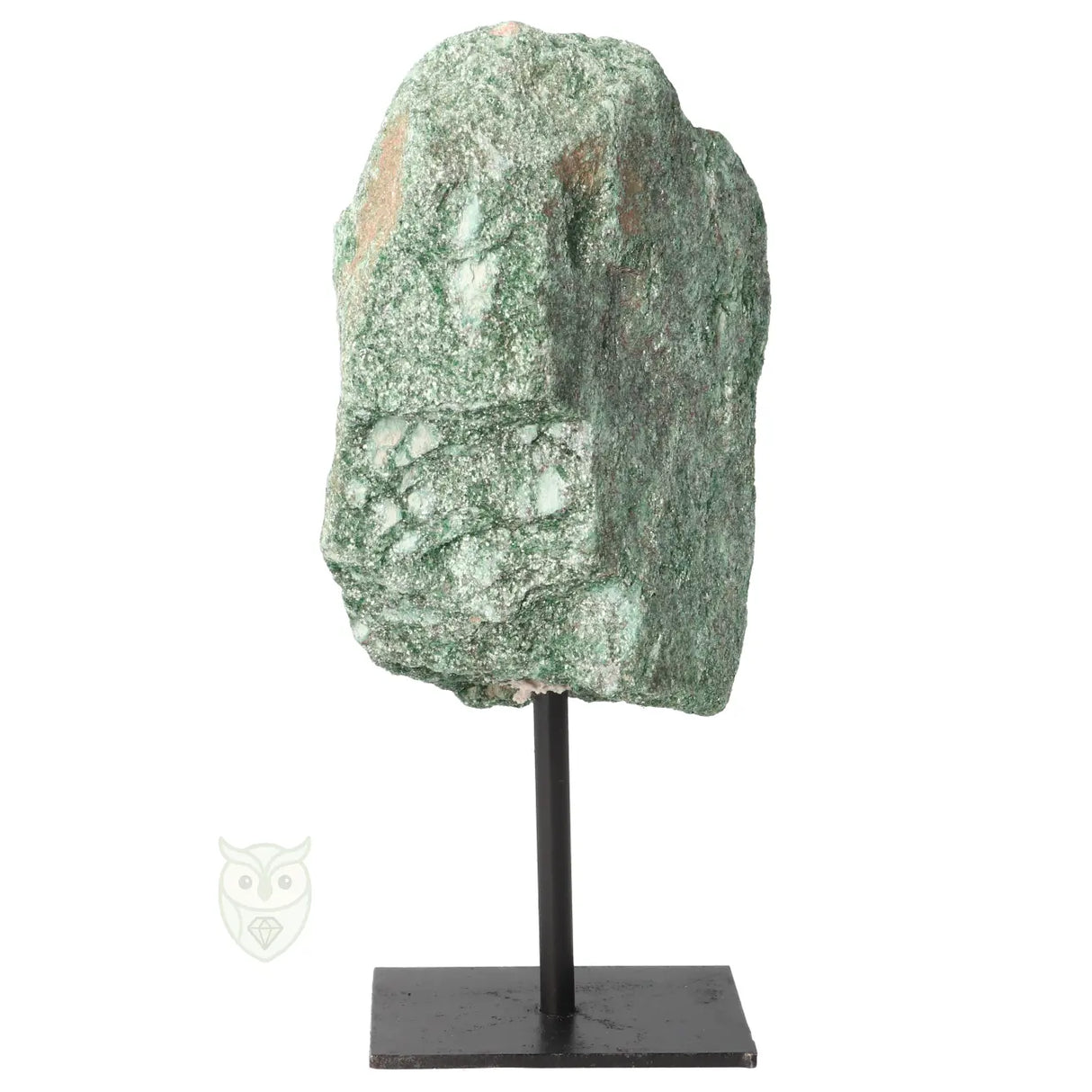 Fuchsiet ruw op metalen standaard nr. 11 - 739 gram | Edelsteen sculptuur