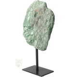 Fuchsiet ruw op metalen standaard nr. 11 - 739 gram | Edelsteen sculptuur