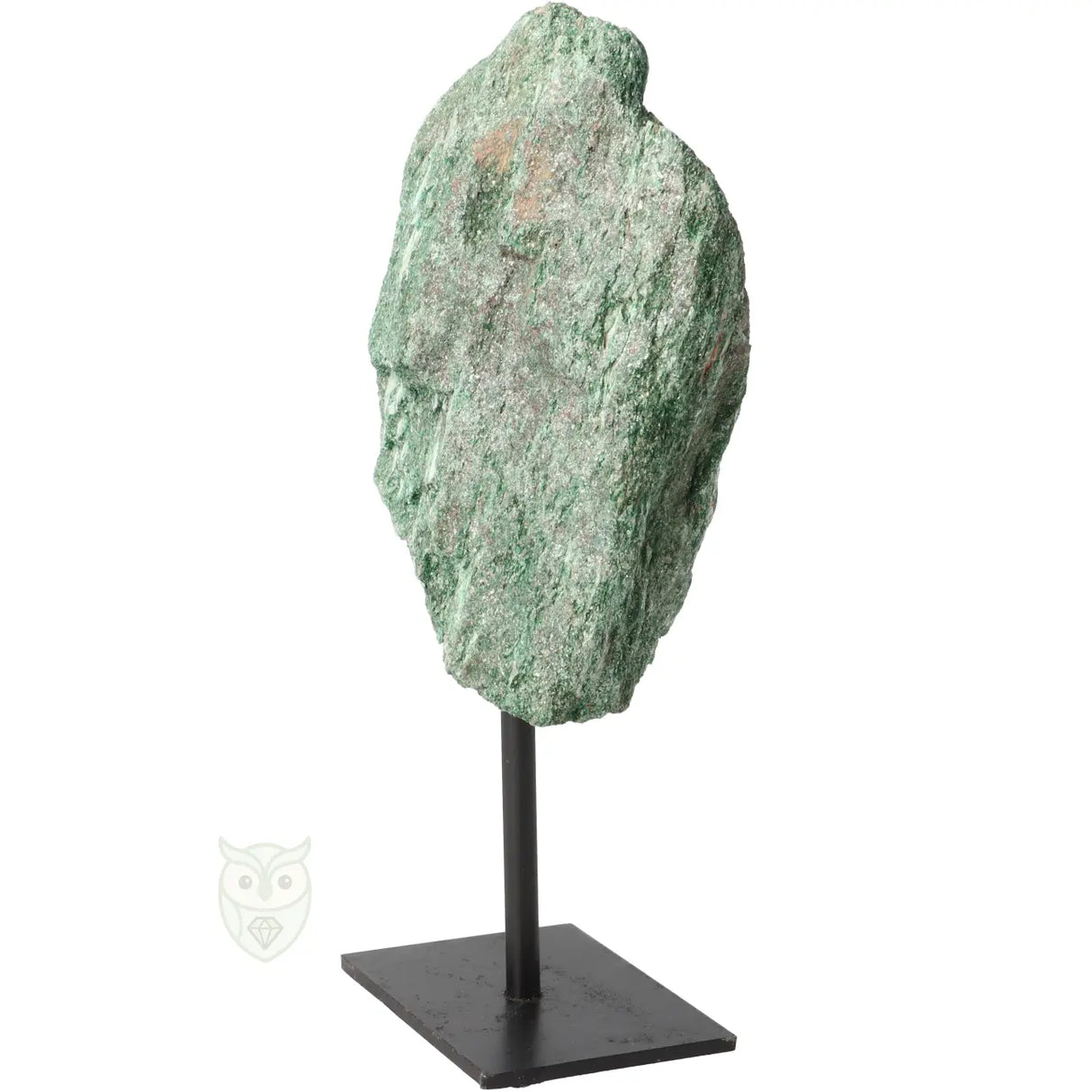 Fuchsiet ruw op metalen standaard nr. 11 - 739 gram | Edelsteen sculptuur