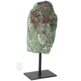 Fuchsiet ruw op metalen standaard nr. 11 - 739 gram | Edelsteen sculptuur