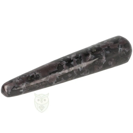 Gabbro merliniet wand 183 gram edelsteen massage stick