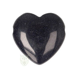 Goudsteen Blauw Hart hanger nr. 18 - ± 3 cm | Edelsteen sieraad