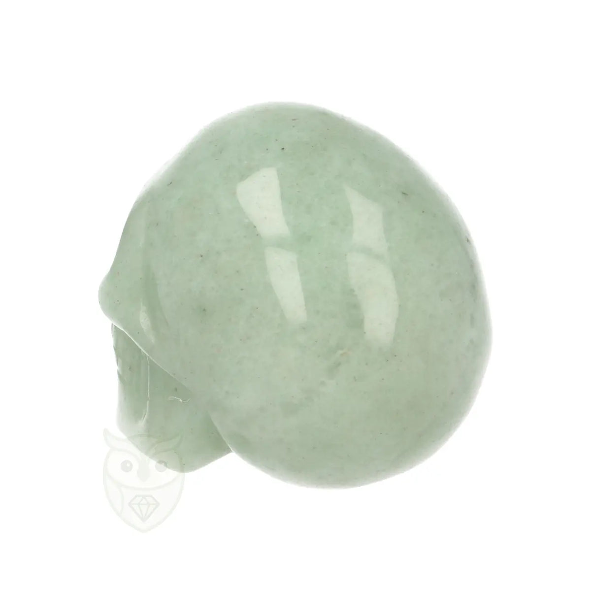 Green Aventurine Skull No. 18 – 99 grams | Gemstone skull