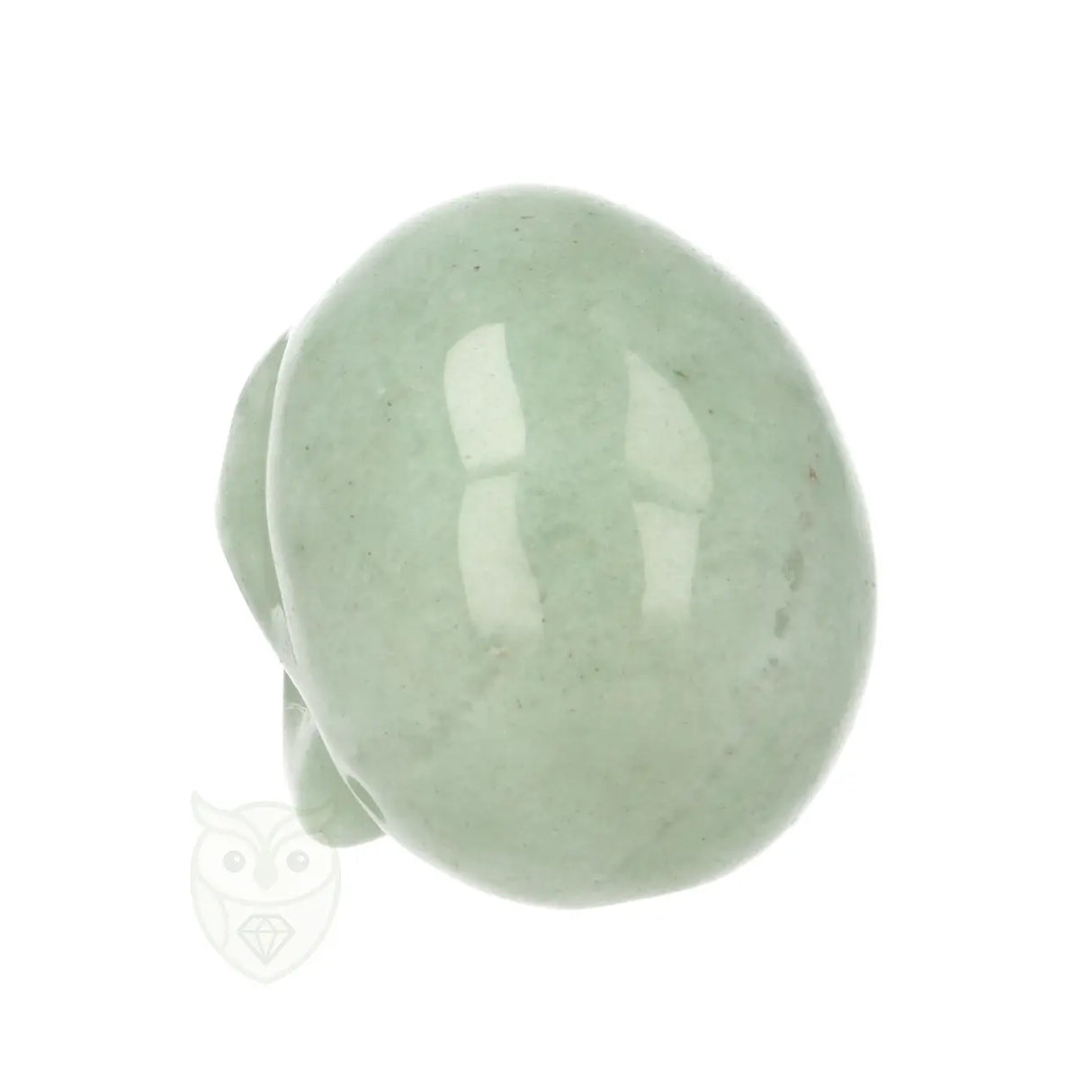 Green Aventurine Skull No. 18 – 99 grams | Gemstone skull