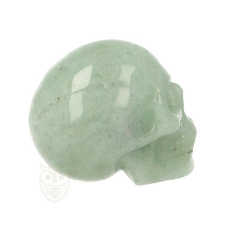 Groene aventurijn schedel nr. 18 – 99 gram | Edelsteen skull