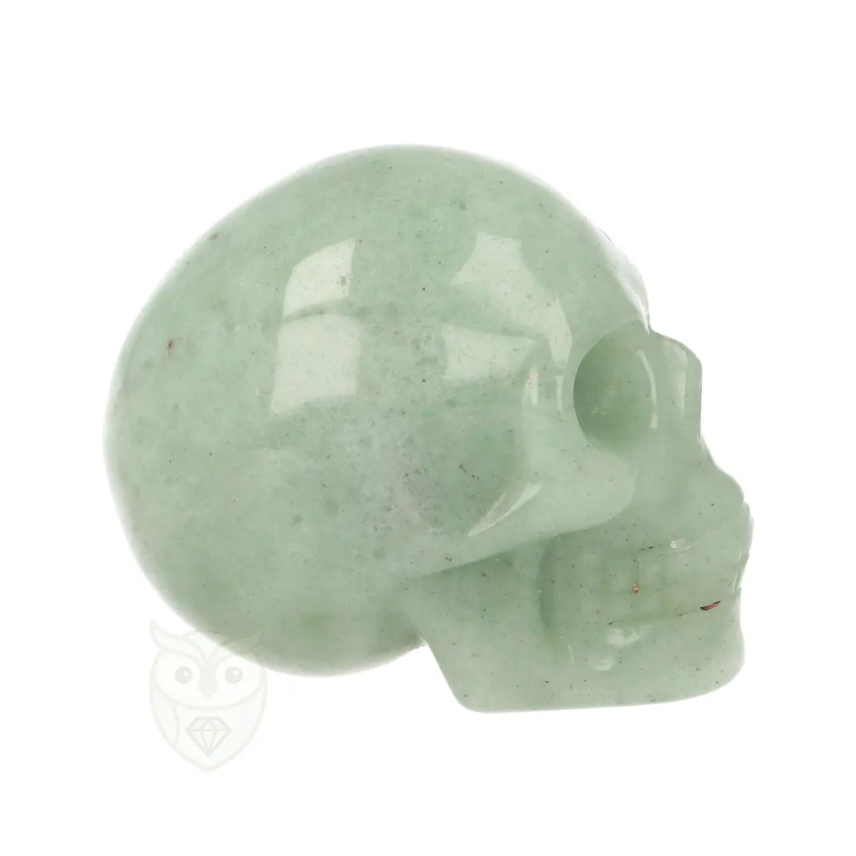 Green Aventurine Skull No. 18 – 99 grams | Gemstone skull