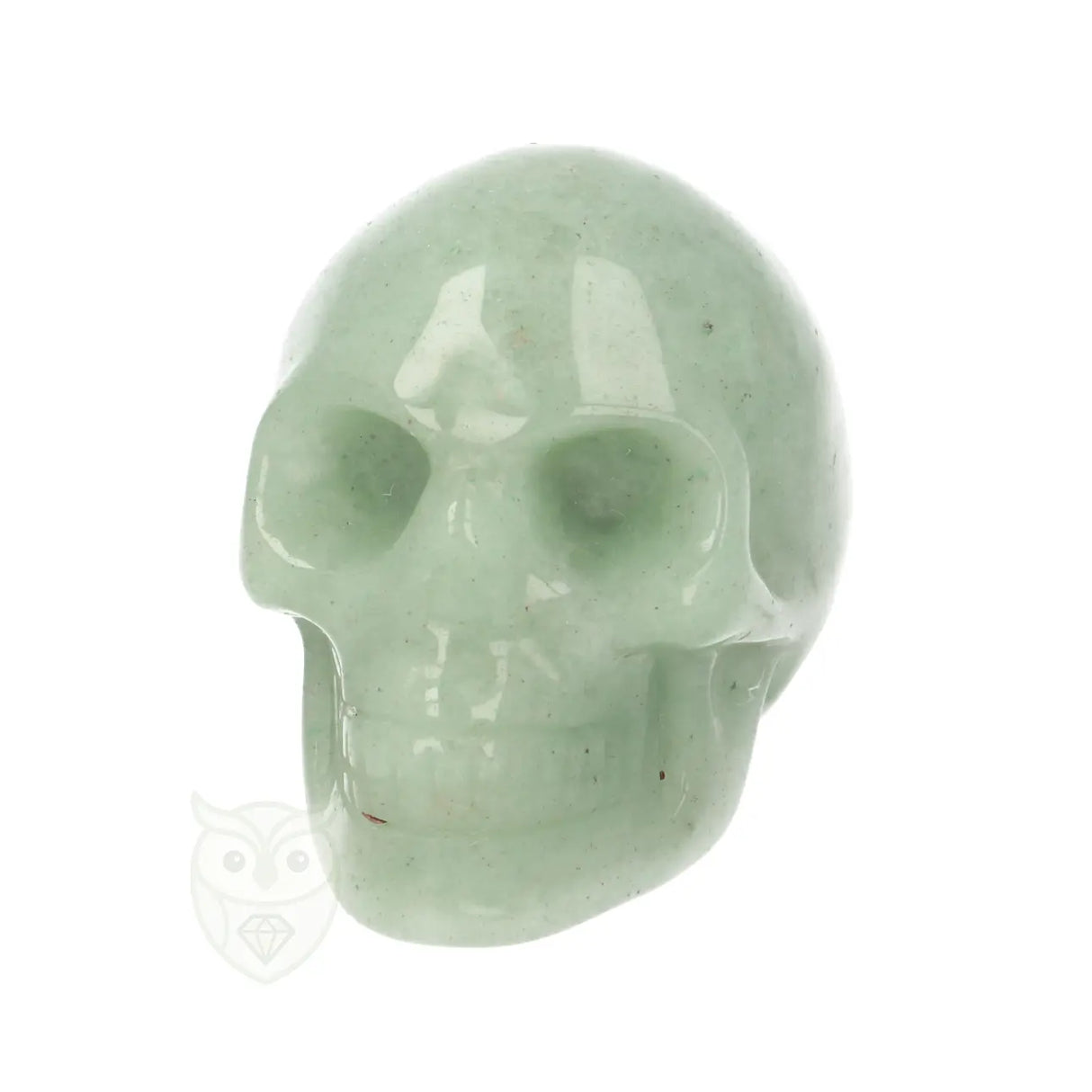 Green Aventurine Skull No. 18 – 99 grams | Gemstone skull