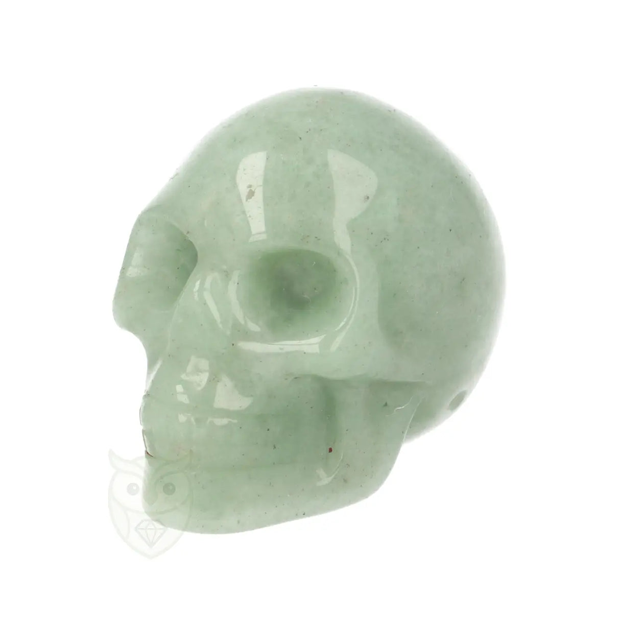 Green Aventurine Skull No. 18 – 99 grams | Gemstone skull