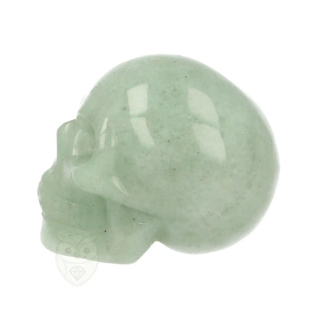 Groene aventurijn schedel nr. 18 – 99 gram | Edelsteen skull