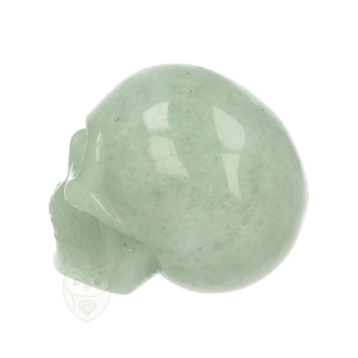 Green Aventurine Skull No. 18 – 99 grams | Gemstone skull