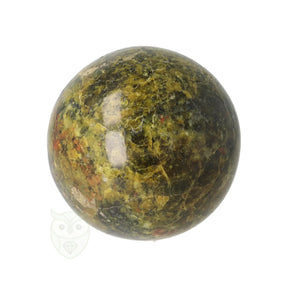 Groene opaal bol nr. 18 - 310 gram - Ø 6.38 cm | Edelstenen bol kopen