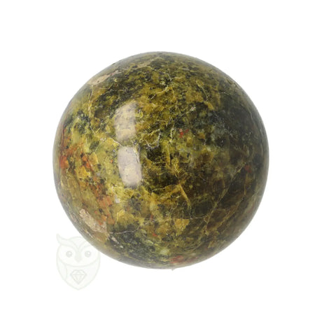 Groene opaal bol nr. 18 - 310 gram - Ø 6.38 cm | Edelstenen bol kopen