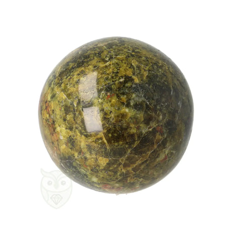 Groene opaal bol nr. 18 - 310 gram - Ø 6.38 cm | Edelsteen bol