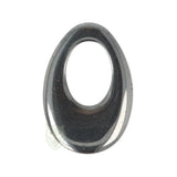 Hematiet -  ovale donut hanger | Edelsteen sieraad