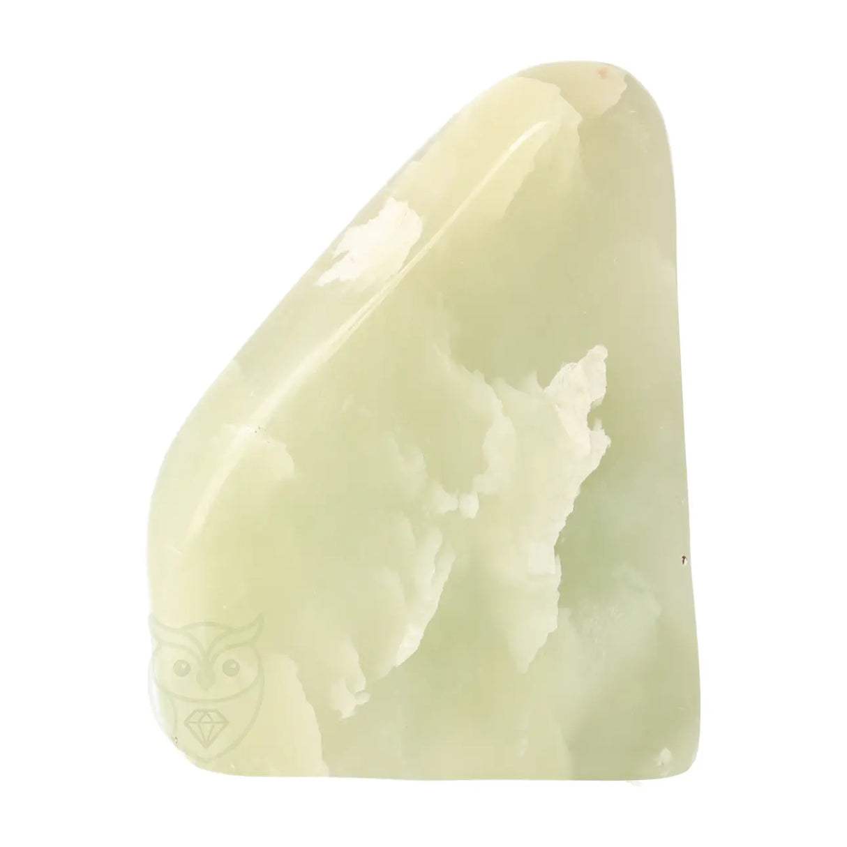Jade serpentijn sculptuur nr. 24 - 342 gram | Edelsteen sculptuur