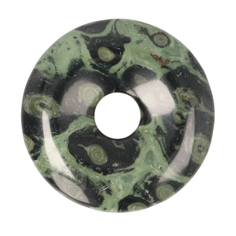 Jaspis kambaba donut hanger nr. 16 - Ø 4 cm | Edelsteen sieraad