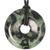 Jaspis kambaba donut hanger nr. 16 - Ø 4 cm | Edelsteen sieraad