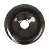 Jet ( Git - Gagaat ) donut (Pi-Stone) Nr 18 - Ø4 cm | Edelsteen sieraad