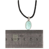 Larimar zilveren hanger nr. 12 - 2 gram | Edelsteen sieraad