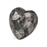 Larvikiet hart ± 3 cm nr. 7 - 16 gram | Edelsteen hart